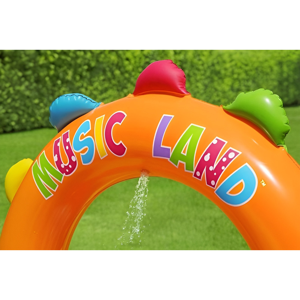 Надувной игровой центр Bestway Sing 'n Splash 295×190×137 см, 349 л, с горкой и музыкальными игрушками, от 2 лет