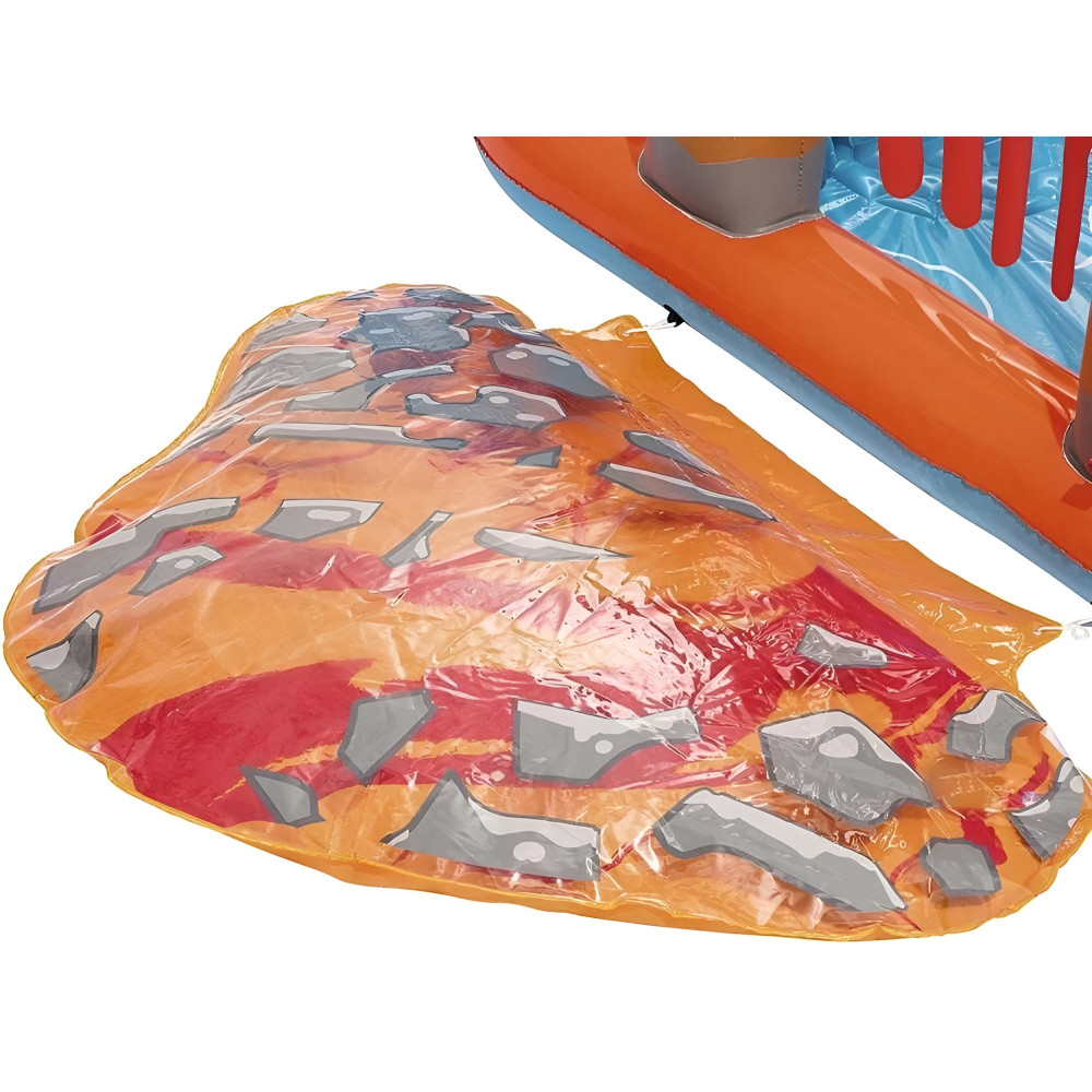 Надувной игровой центр Bestway Lava Lagoon 265×265×104 см, 208 л, с горкой и бассейном, от 2 лет