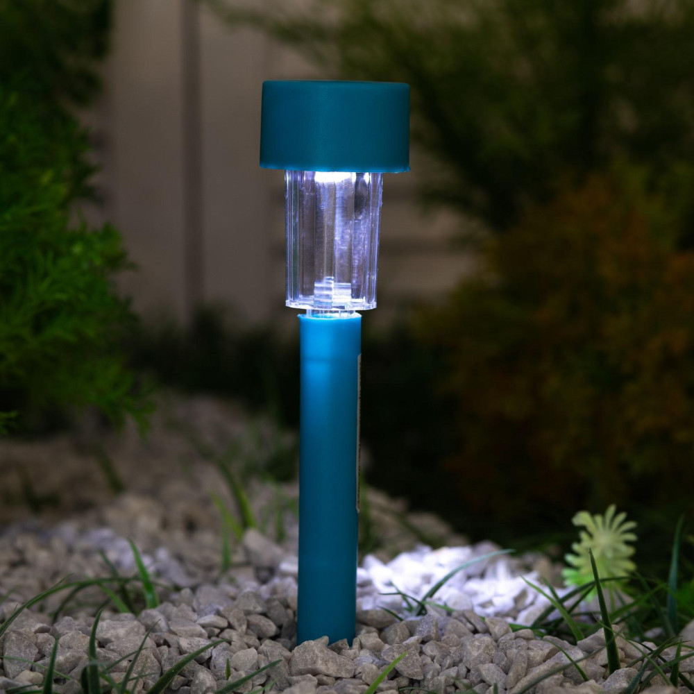 Садовый фонарь 1 LED 29,5х4,5х4,5 см на солнечной батарее микс цветов P-03 Park