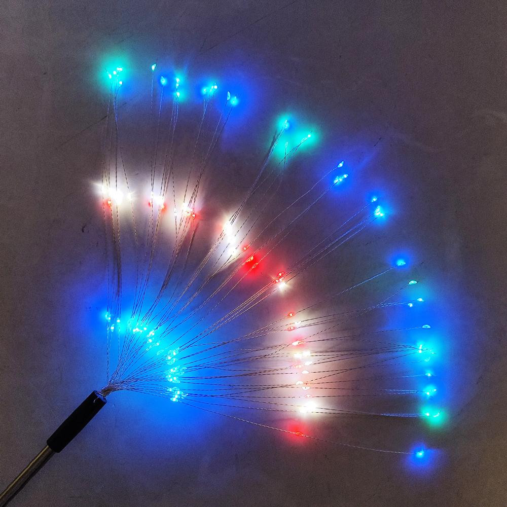 Фонарь садовый 60*25 см 150 led солнечная батарея Мотылек Baizheng