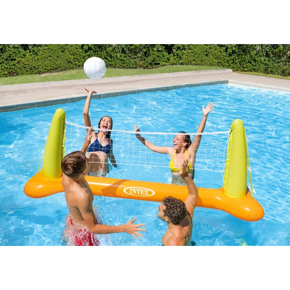 Стойка для волейбольной сетки 239x64x91 см с комплектом сетки и мяча Intex