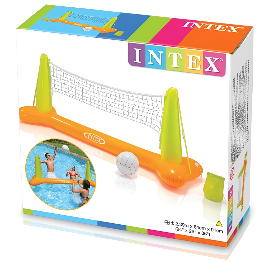 Стойка для волейбольной сетки 239x64x91 см с комплектом сетки и мяча Intex