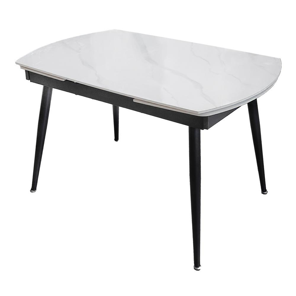 Стол керамогранит кухонный 120x180x80x75 см раздвижной металл BZ-DT2XS 2 кор Baizheng