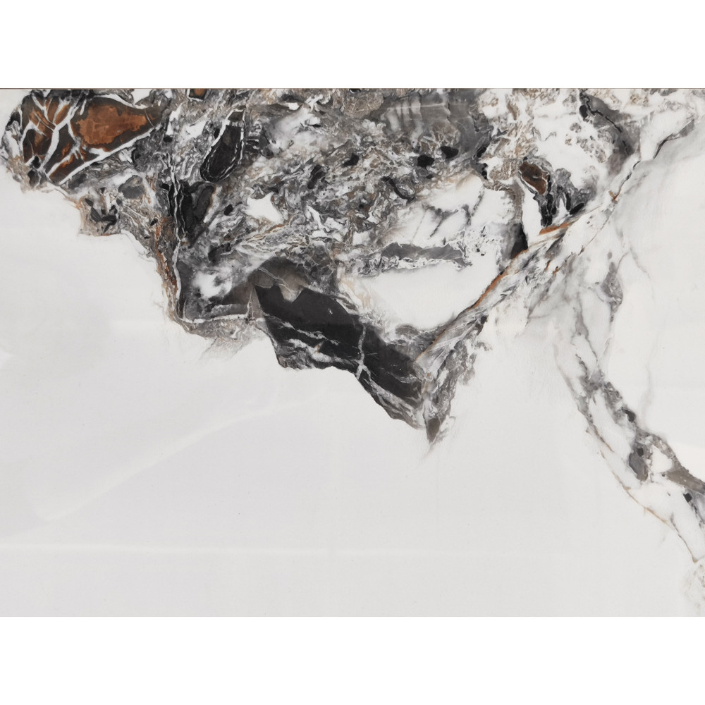 Стол керамогранит кухонный 120x160x80x75 см раздвижной металл BZ-DT3B 2 кор Baizheng