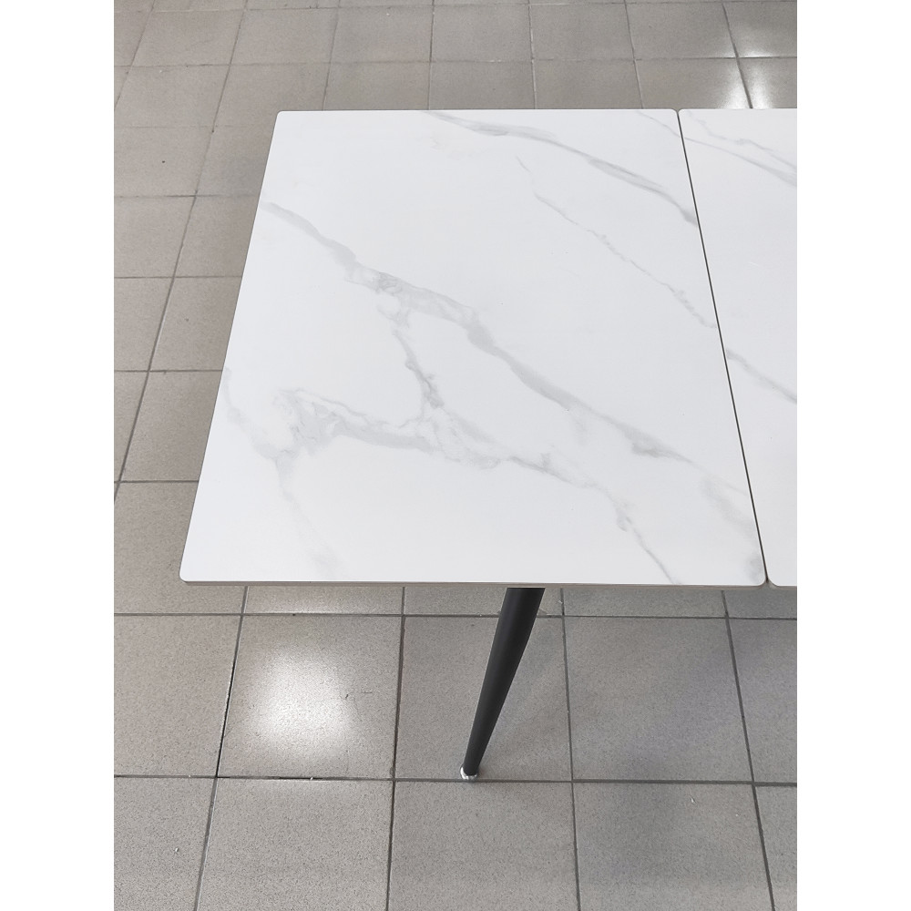 Стол керамогранит кухонный 120x160x80x75 см раздвижной металл BZ-DT3XS 2 кор Baizheng