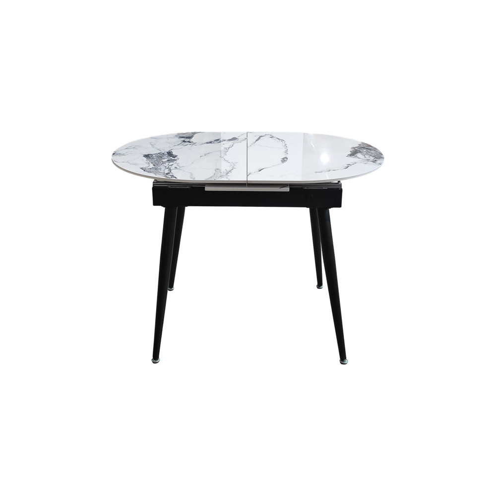 Стол керамогранит кухонный 110x140x75x76 см раздвижной металл BZ-DT4BD 2 кор Baizheng