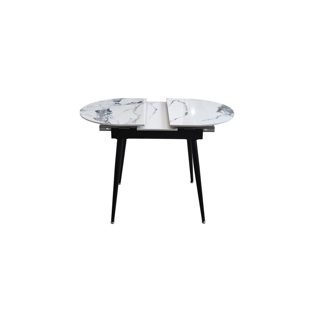 Стол керамогранит кухонный 110x140x75x76 см раздвижной металл BZ-DT4BD 2 кор Baizheng