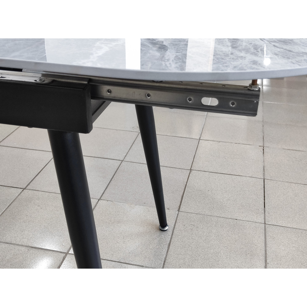 Стол керамогранит кухонный 110x140x75x76 см раздвижной металл BZ-DT4Y 2 кор Baizheng