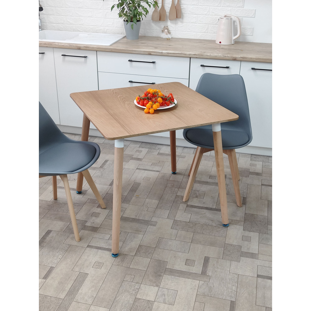 Стол ЛДСП кухонный 80x80x74 см дерево Baizheng