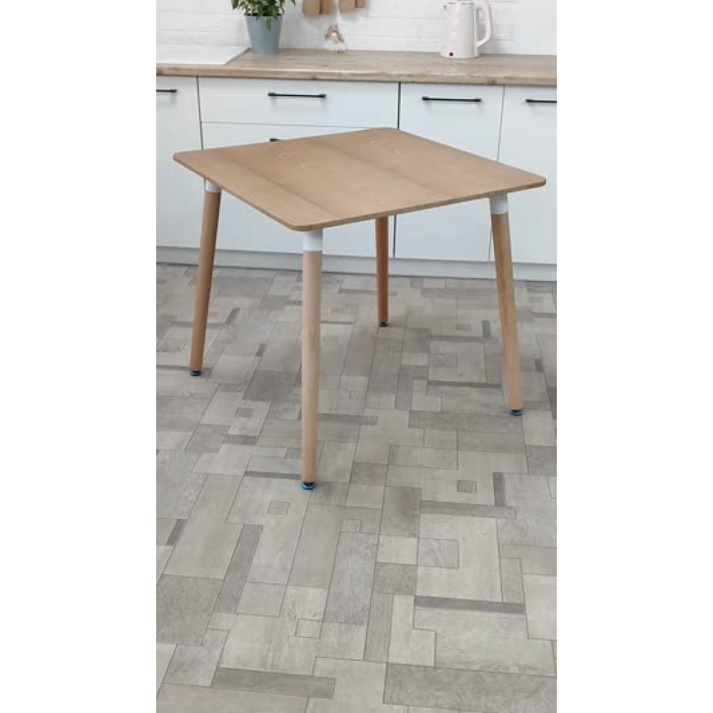 Стол ЛДСП кухонный 80x80x74 см дерево Baizheng