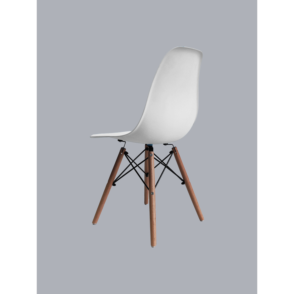 Стул Eames из полипропилена 43×46×84 см, белый, до 100 кг