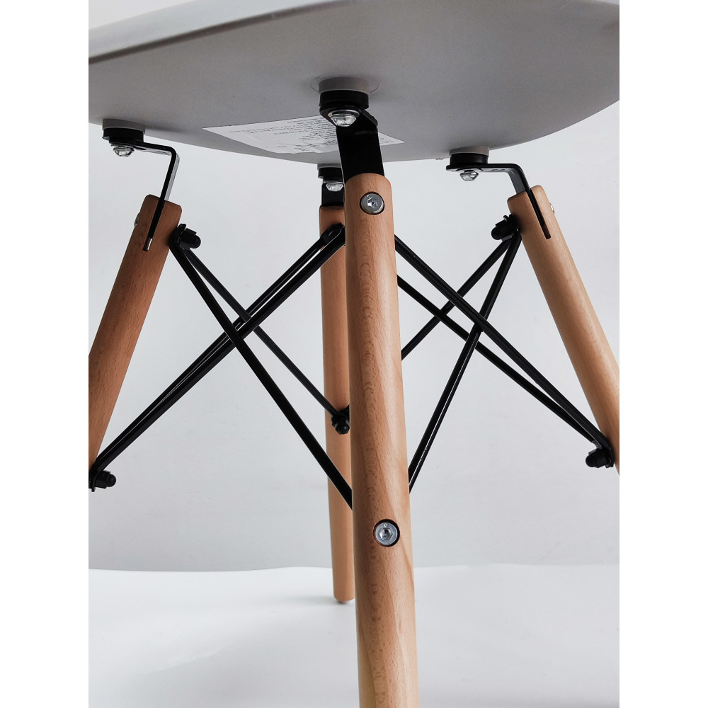 Стул Eames из полипропилена 43×46×84 см, серый, до 100 кг