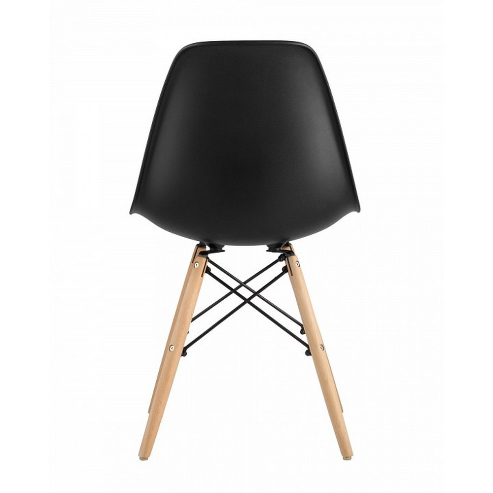 Стул Eames из полипропилена 43×46×84 см, черный, до 100 кг