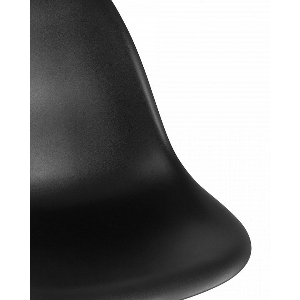 Стул Eames из полипропилена 43×46×84 см, черный, до 100 кг