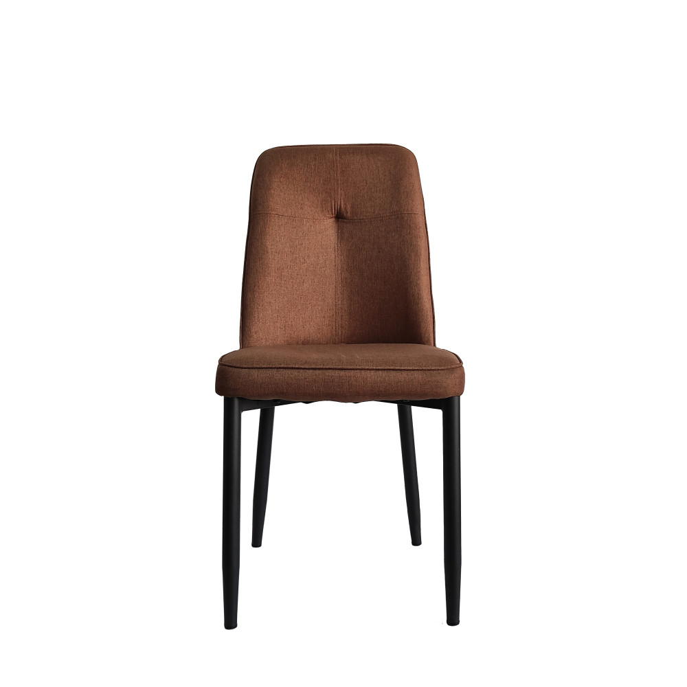 Стул металлический Baizheng 87×53×45 см, текстиль, коричневый, до 150 кг