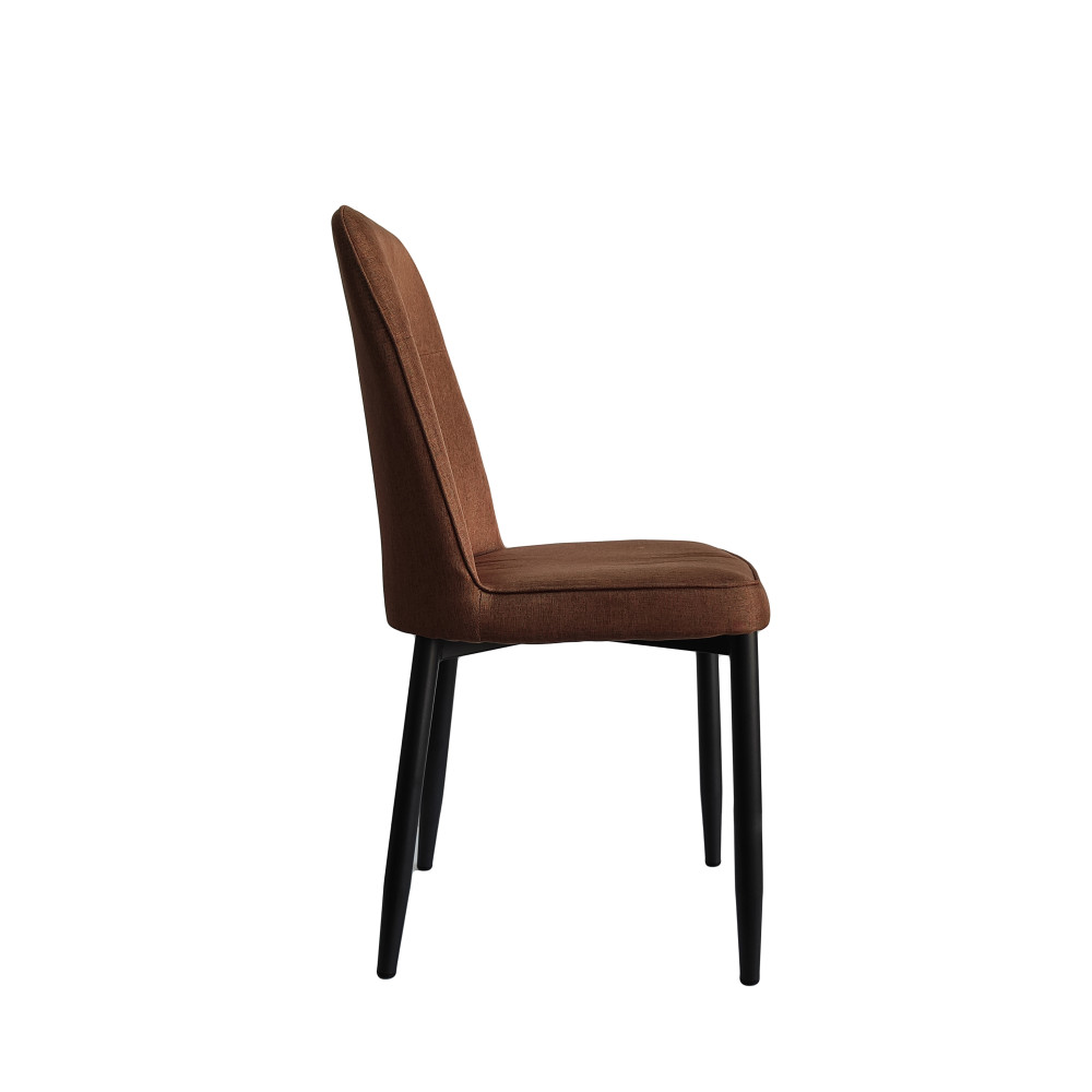 Стул металлический Baizheng 87×53×45 см, текстиль, коричневый, до 150 кг
