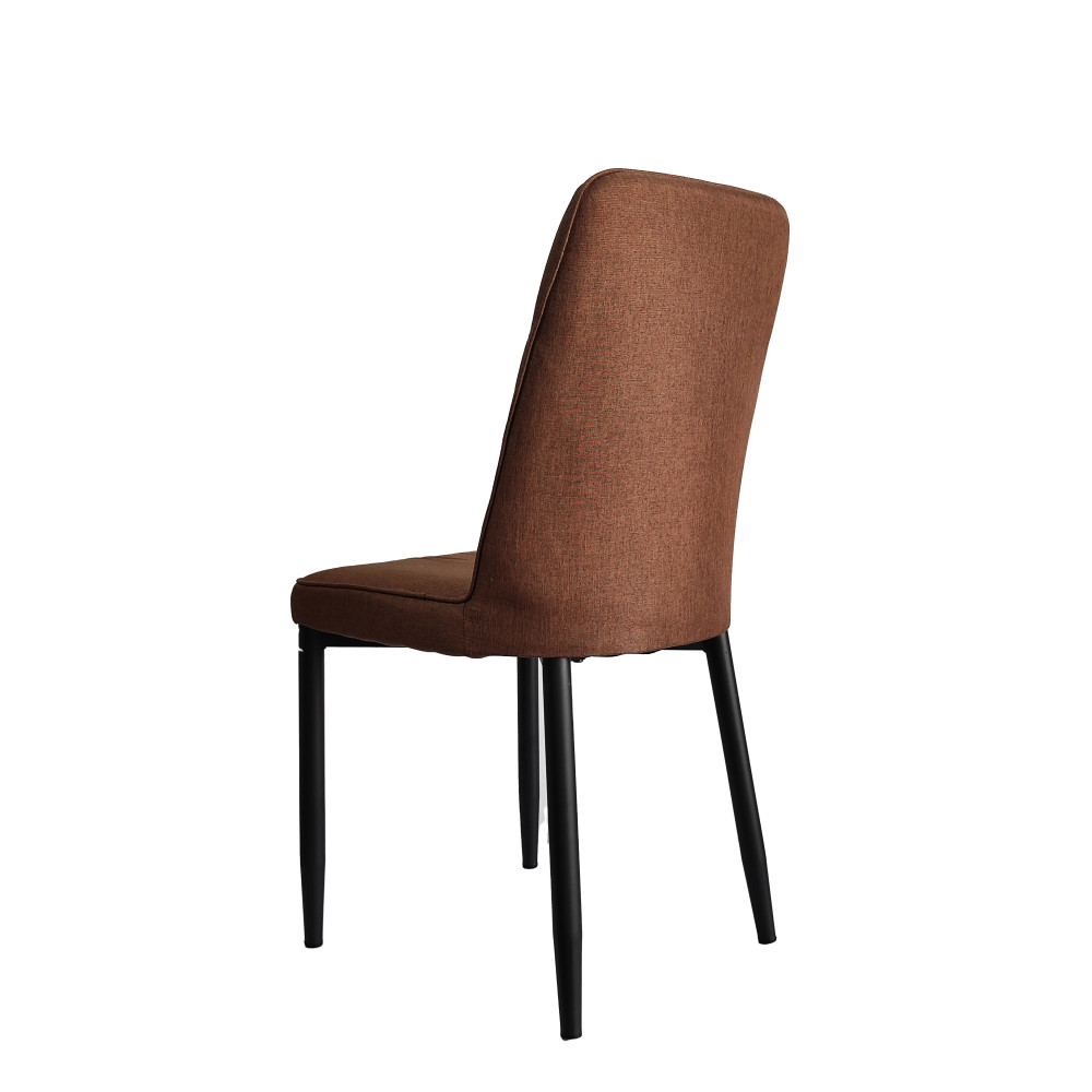 Стул металлический Baizheng 87×53×45 см, текстиль, коричневый, до 150 кг