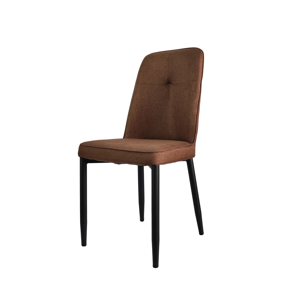 Стул металлический Baizheng 87×53×45 см, текстиль, коричневый, до 150 кг