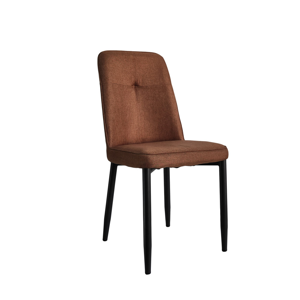 Стул металлический Baizheng 87×53×45 см, текстиль, коричневый, до 150 кг