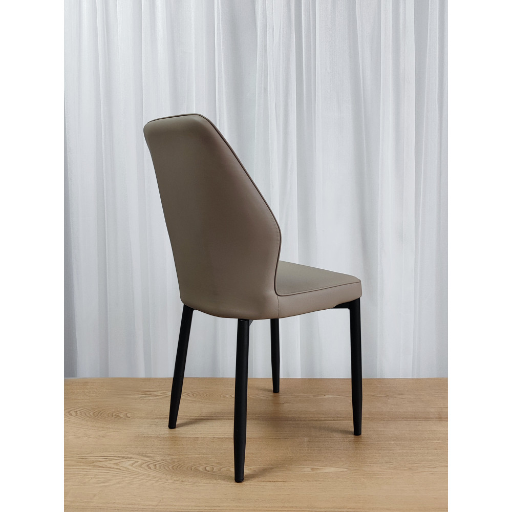 Стул металлический Baizheng BZ-103 87×44×45 см, искусственная кожа, бежевый, до 150 кг