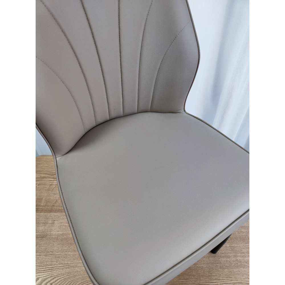 Стул металлический Baizheng BZ-103 87×44×45 см, искусственная кожа, бежевый, до 150 кг