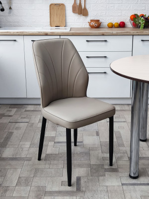 Стул металлический Baizheng BZ-103 87×44×45 см, искусственная кожа, бежевый, до 150 кг Стул металлический Baizheng BZ-103 87×44×45 см, искусственная кожа, бежевый, до 150 кг