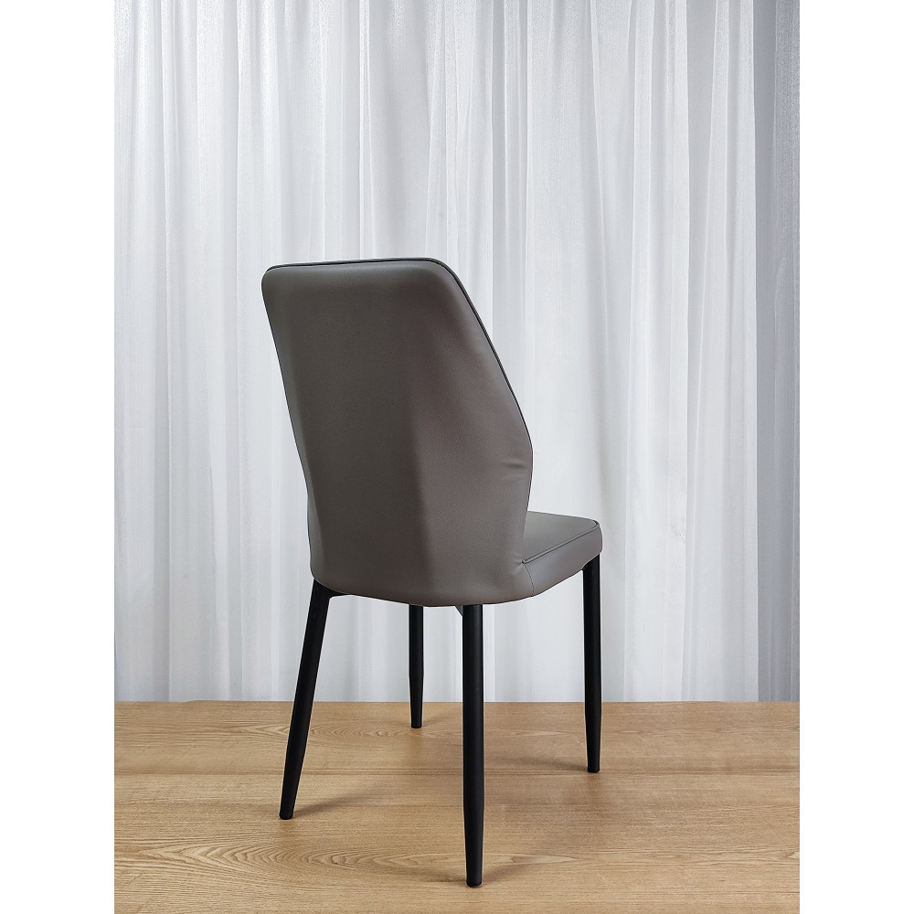 Стул металлический Baizheng BZ-103 44×45×87 см, искусственная кожа, серый, до 150 кг