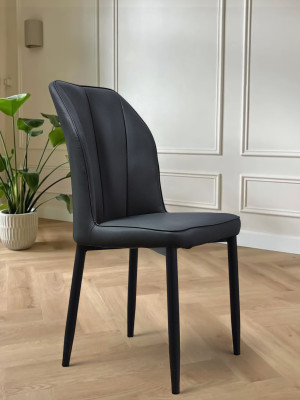 Стул металлический Baizheng 89×43×45 см, искусственная кожа, черный, до 150 кг Стул металлический Baizheng 89×43×45 см, искусственная кожа, черный, до 150 кг