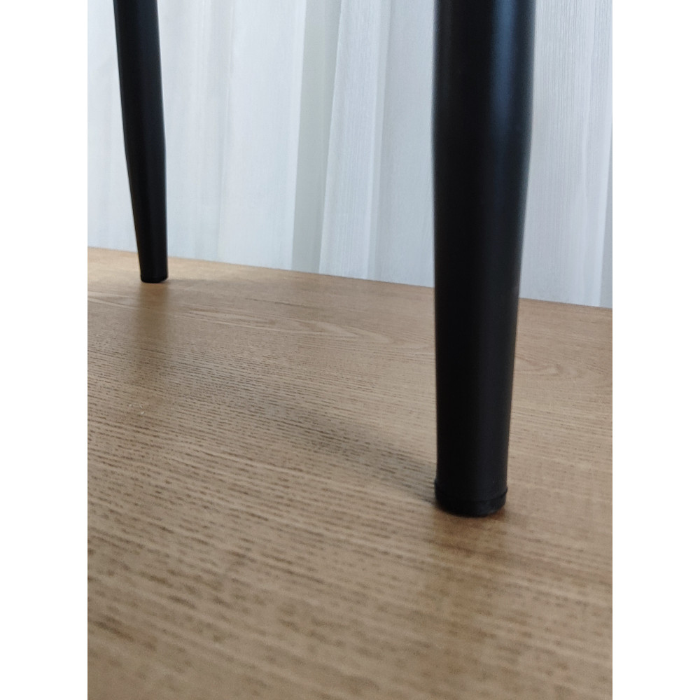Стул металлический Baizheng 89×43×45 см, искусственная кожа, светло-серый, до 150 кг