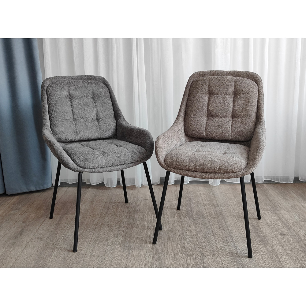 Стул металлический Baizheng BZ-6118K 57×64×86 см, износостойкий текстиль, до 150 кг