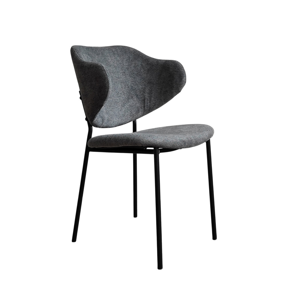 Стул металлический Baizheng BZ-6197ASH 49×57×80,5 см, износостойкий текстиль, до 150 кг