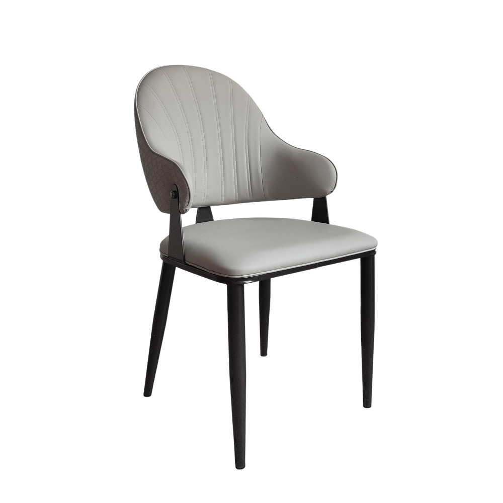 Стул металлический Baizheng 90×49×46 см, искусственная кожа, песочный, до 150 кг