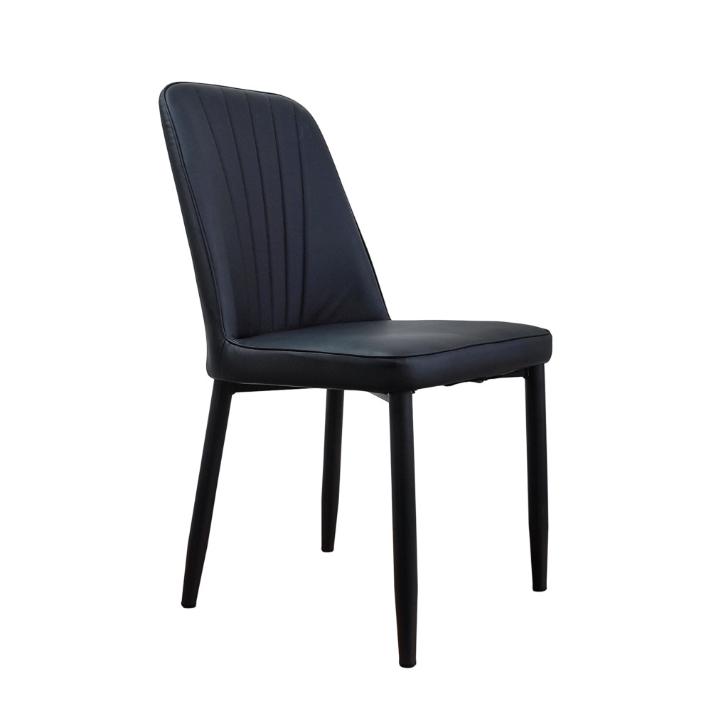 Стул металлический Baizheng 87×47×46 см, искусственная кожа, серый, до 150 кг