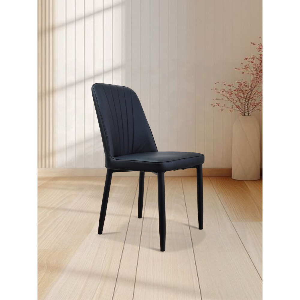 Стул металлический Baizheng 87×47×46 см, искусственная кожа, серый, до 150 кг