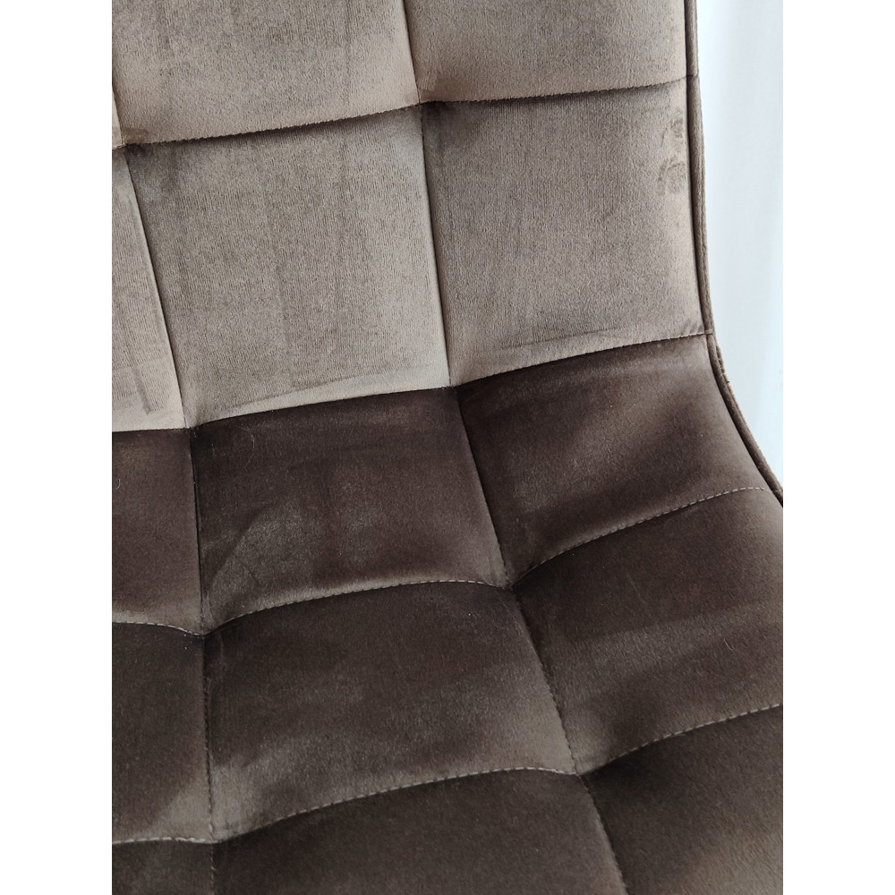 Стул металлический Baizheng 88×40×50 см, текстиль, коричневый до 150 кг