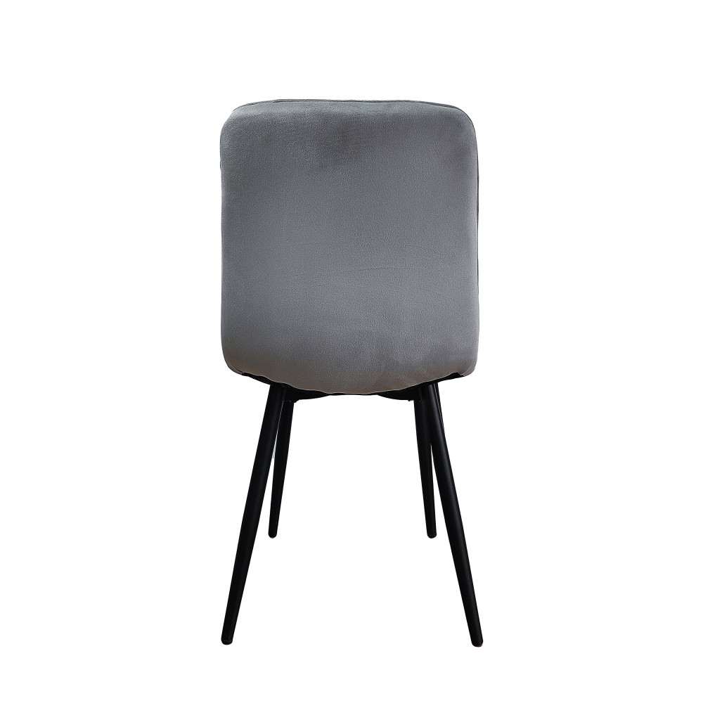 Стул металлический Baizheng 88×40×50 см, текстиль, светло-серый, до 150 кг