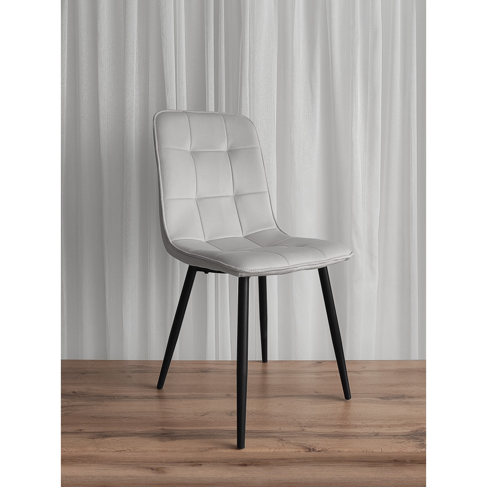 Стул металлический Baizheng 88×40×50 см, текстиль, бежевый, до 150 кг