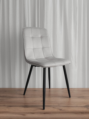 Стул металлический Baizheng 88×40×50 см, текстиль, бежевый, до 150 кг