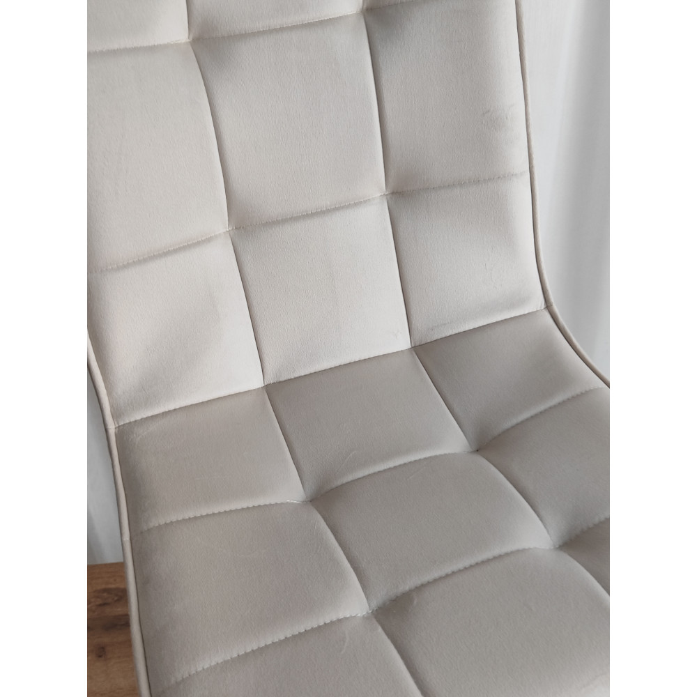 Стул металлический Baizheng 88×40×50 см, текстиль, бежевый, до 150 кг