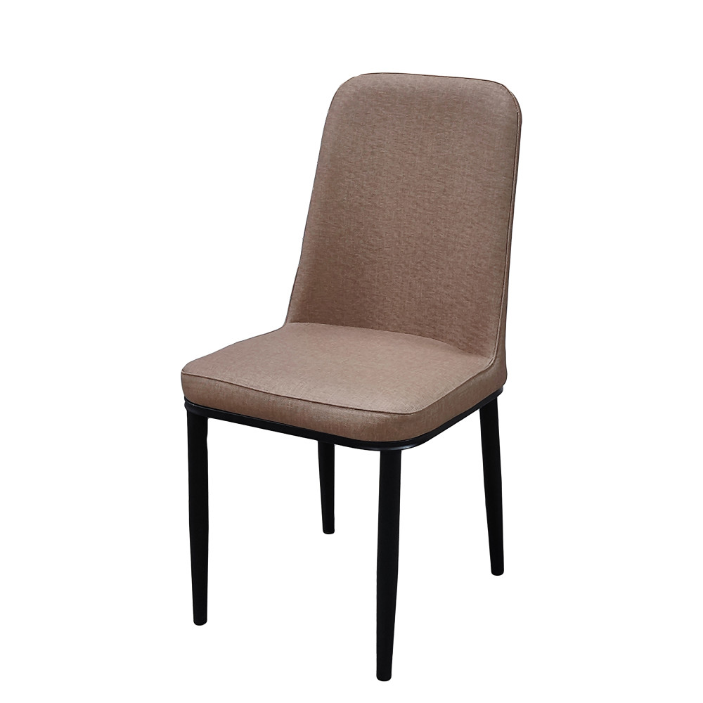 Стул металлический Baizheng 89×40×40 см, текстиль, коричневый, до 150 кг