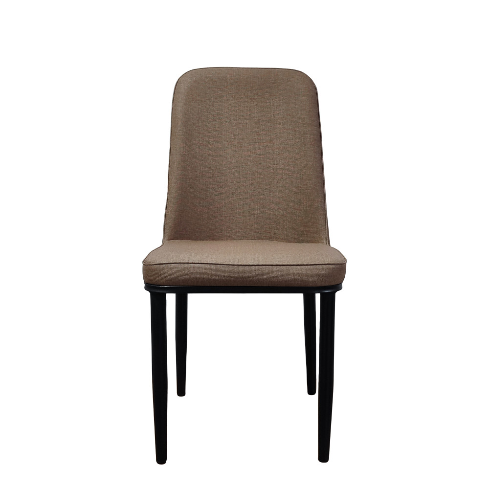 Стул металлический Baizheng 89×40×40 см, текстиль, коричневый, до 150 кг