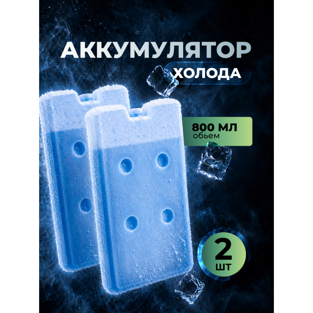 Набор аккумуляторов холода Baizheng 2 шт 21,5×16×3 см для термосумки и автохолодильника