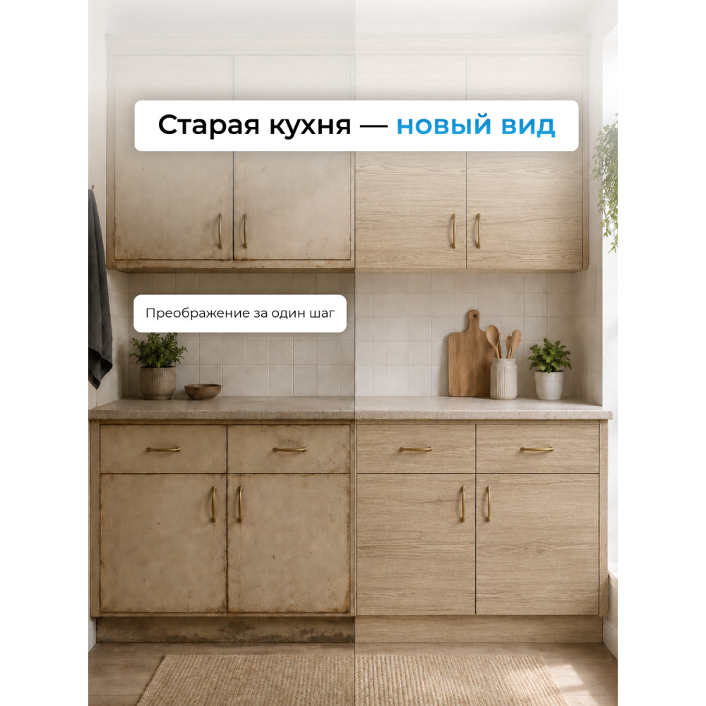 Самоклеящаяся пленка F7032 (бежевое дерево) 0,45*7м (Китай)