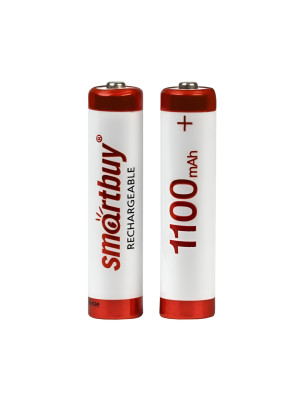 Батарейка AAA Мизинчиковая 1,5V NiMh аккумуляторная 1100mAh Smartbuy (блистер 2шт) Батарейка AAA Мизинчиковая 1,5V NiMh аккумуляторная 1100mAh Smartbuy (блистер 2шт)