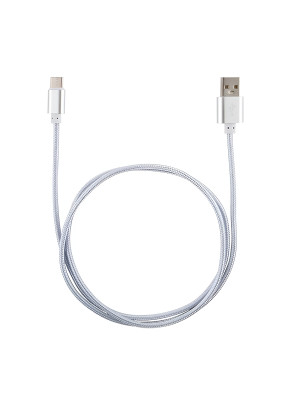 Кабель 1 м 4,75 V USB - MicroUSB ET-01 серебро Energy Кабель 1 м 4,75 V USB - MicroUSB ET-01 серебро Energy