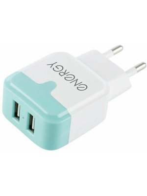 Устройство зарядное сетевое 2 USB белый ET-22 Energy Устройство зарядное сетевое 2 USB белый ET-22 Energy
