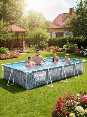 Бассейн каркасный 366x201x66 см 4000 л BestWay Бассейн каркасный 366x201x66 см 4000 л BestWay