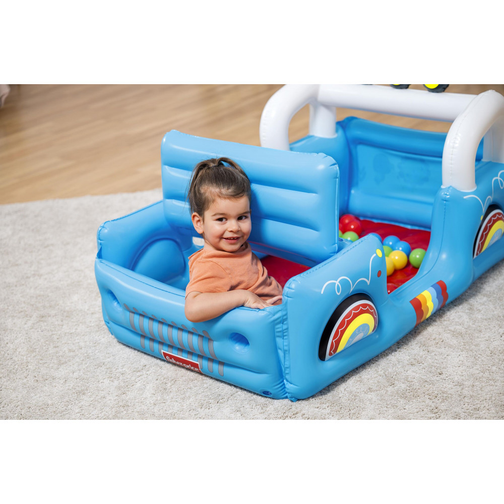 Бассейн надувной 117x76x61 см сухой с шариками BestWay