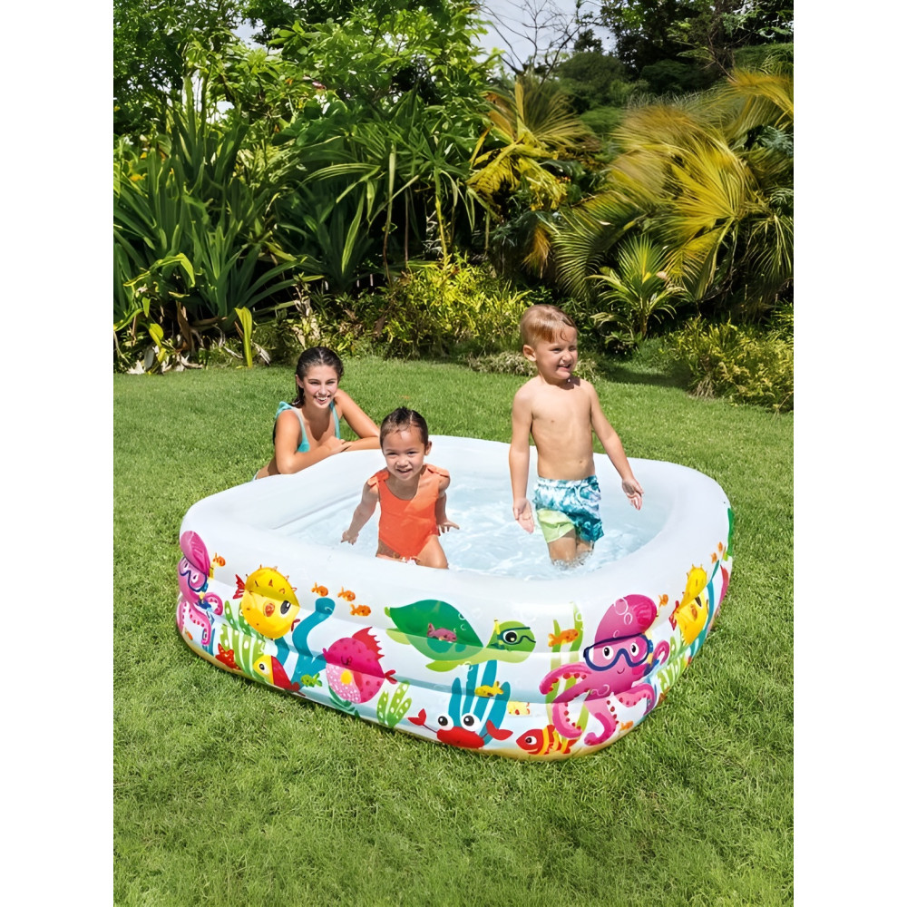 Бассейн надувной 159x159x50 см 499 л Intex