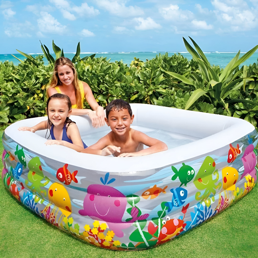 Бассейн надувной 159x159x50 см 499 л Intex